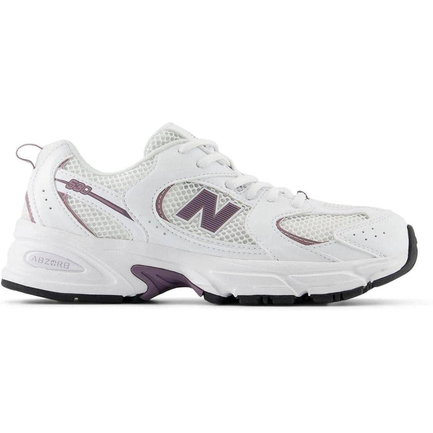 New Balance 530 White Dark Ice Wine (GS)