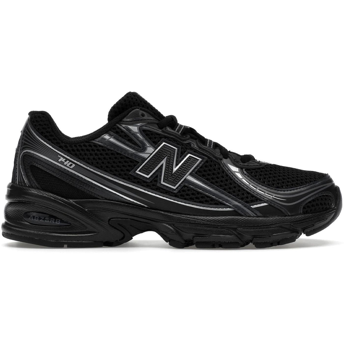 New Balance 740 Black Silver Metallic (GS)