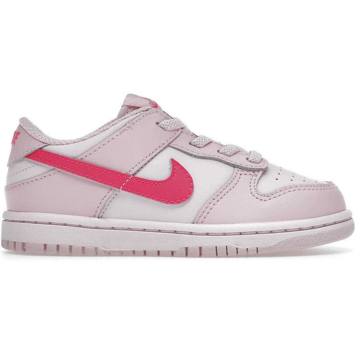 Nike dunk low triple store pink size 4c