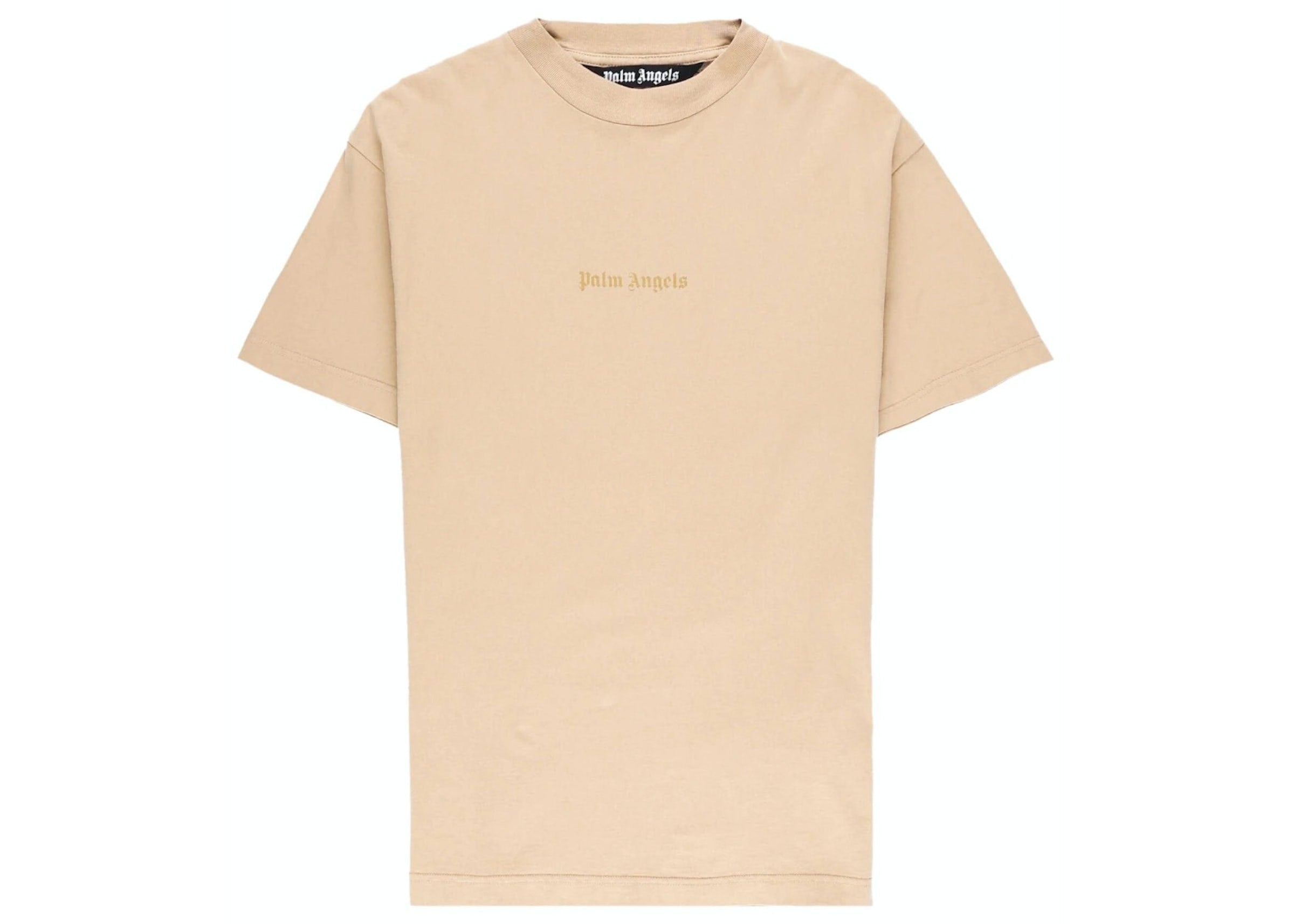 Palm Angeles Reverse Logo T-Shirt Beige