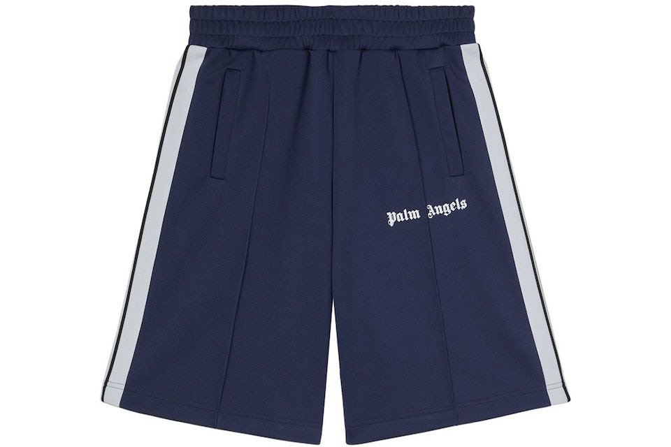 Palm Angels Shorts Navy White