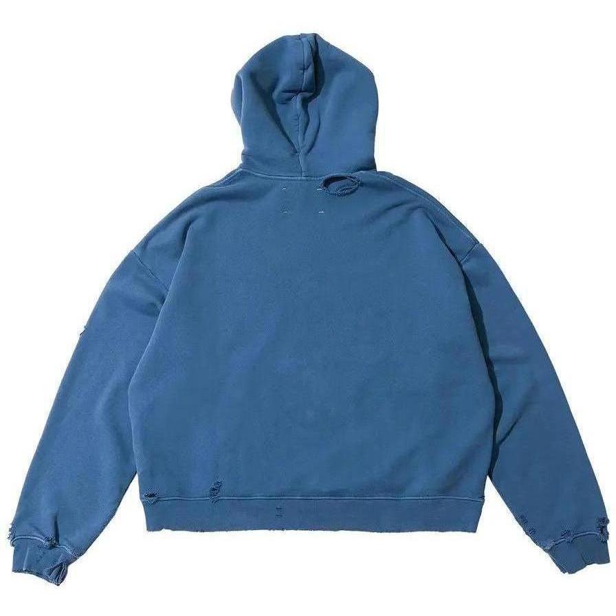 Paly Hollywood Blank Hooded Sweatshirt Navy