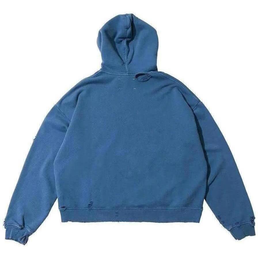 Paly Hollywood Blank Hooded Sweatshirt Navy