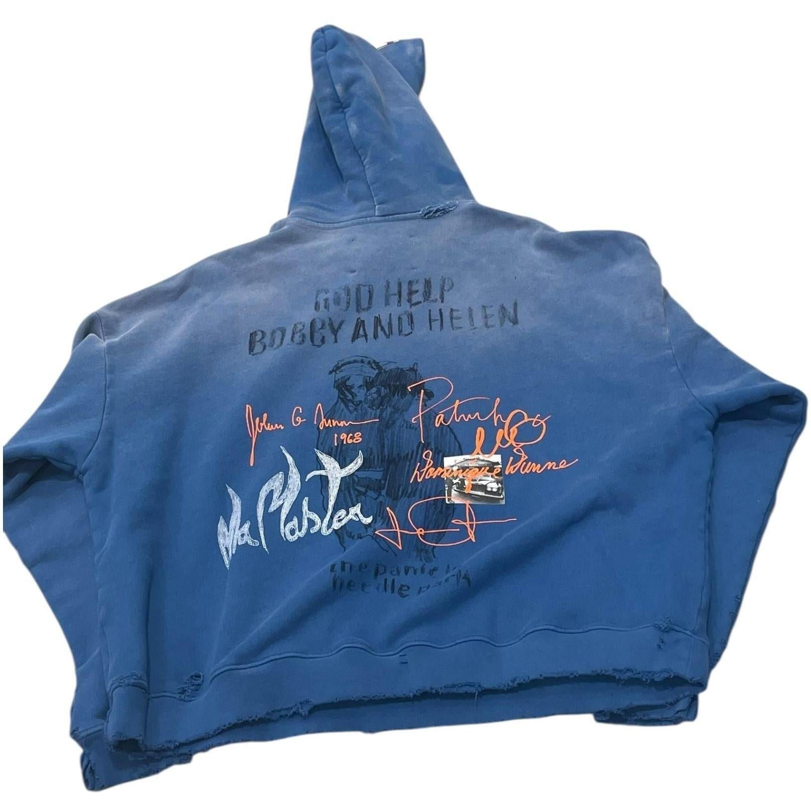Paly Ma Maison Hooded Sweatshirt Blue