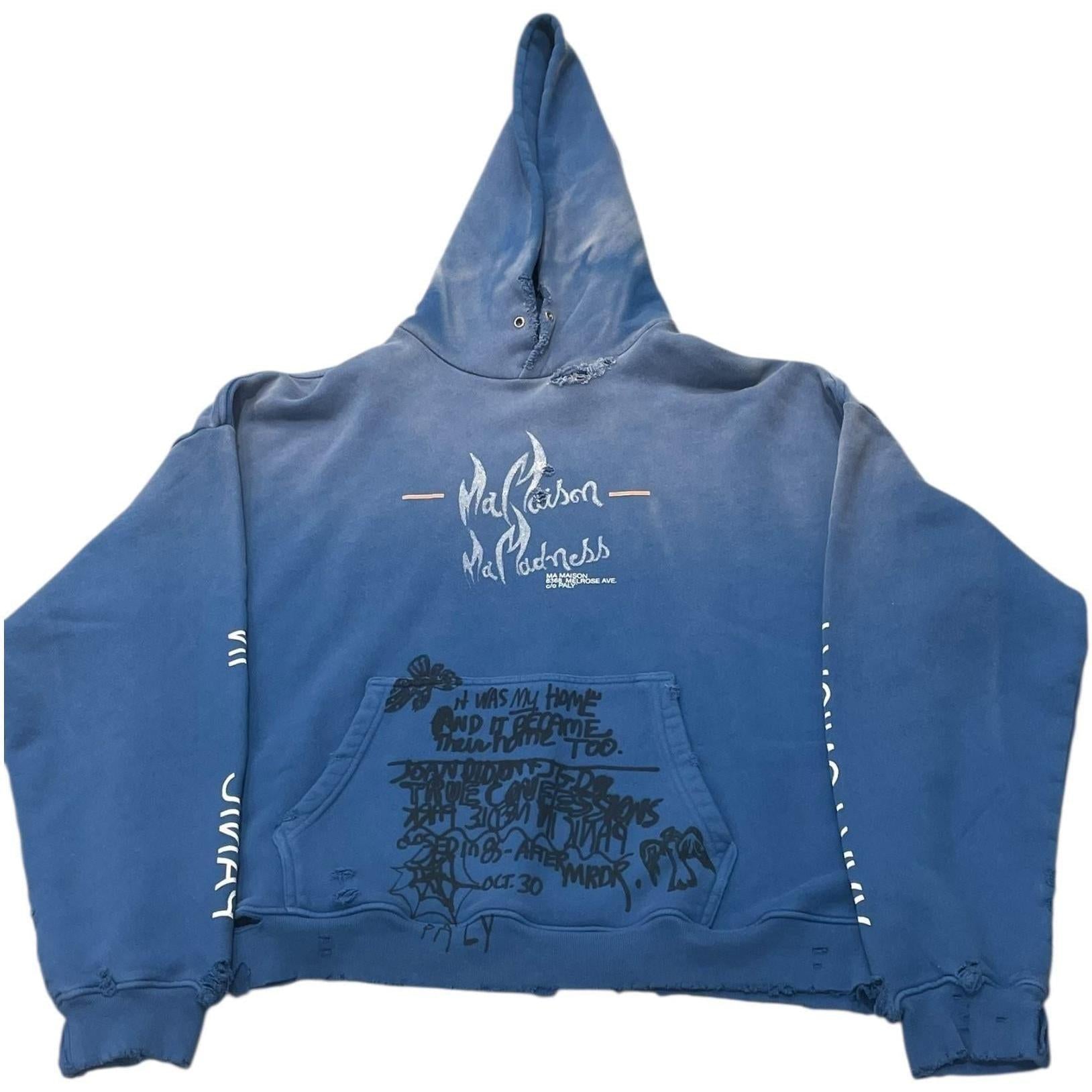 Paly Ma Maison Hooded Sweatshirt Blue