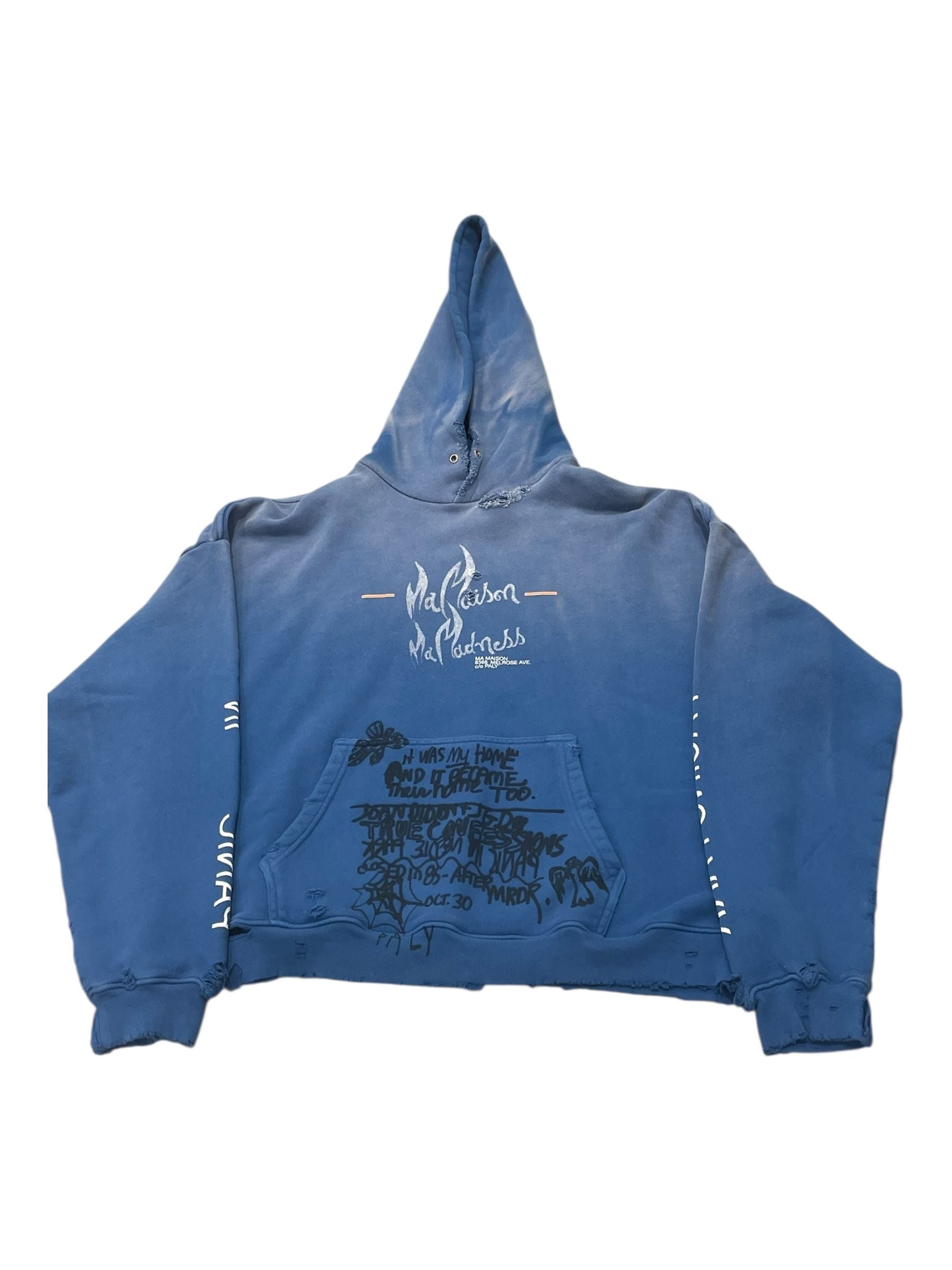 Paly Ma Maison Hooded Sweatshirt Blue