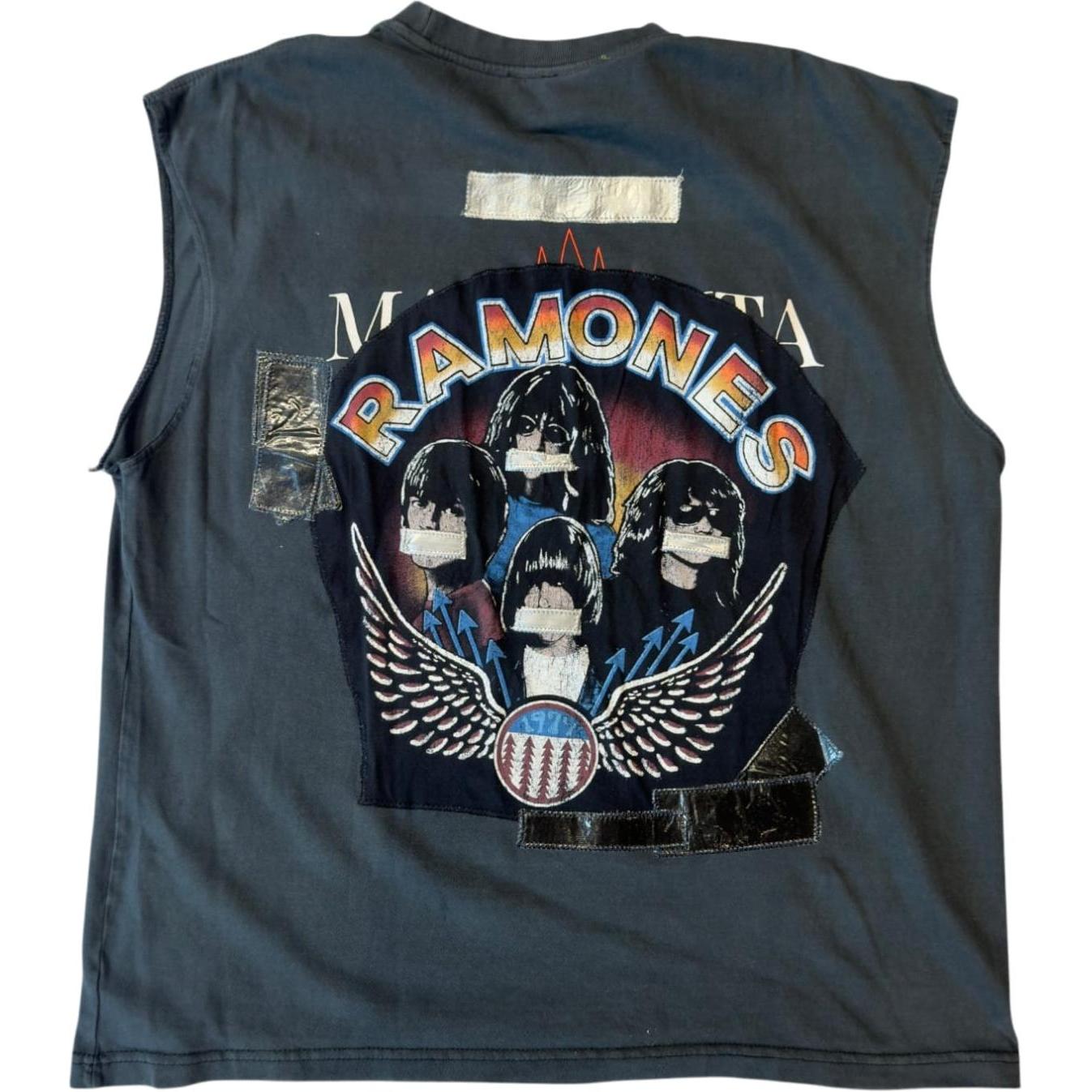Poor Parker Vintage Ramones Patchwork One Of One Cut-Off