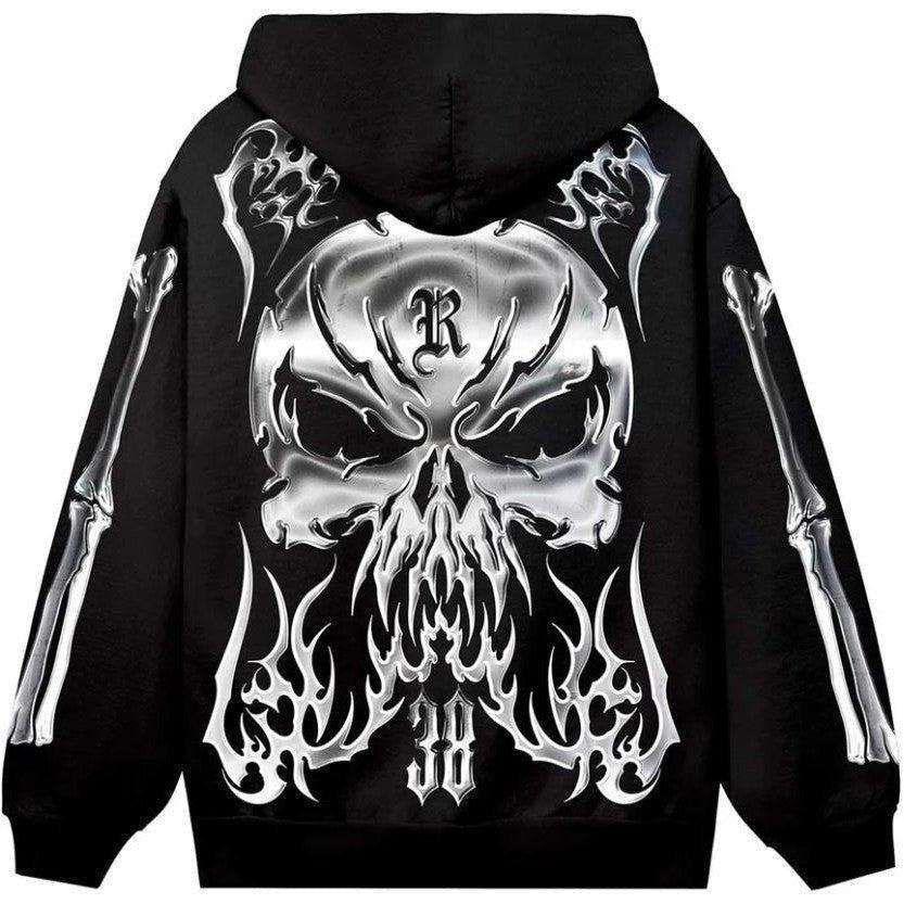 Revenge Chromed Out Hoodie Black