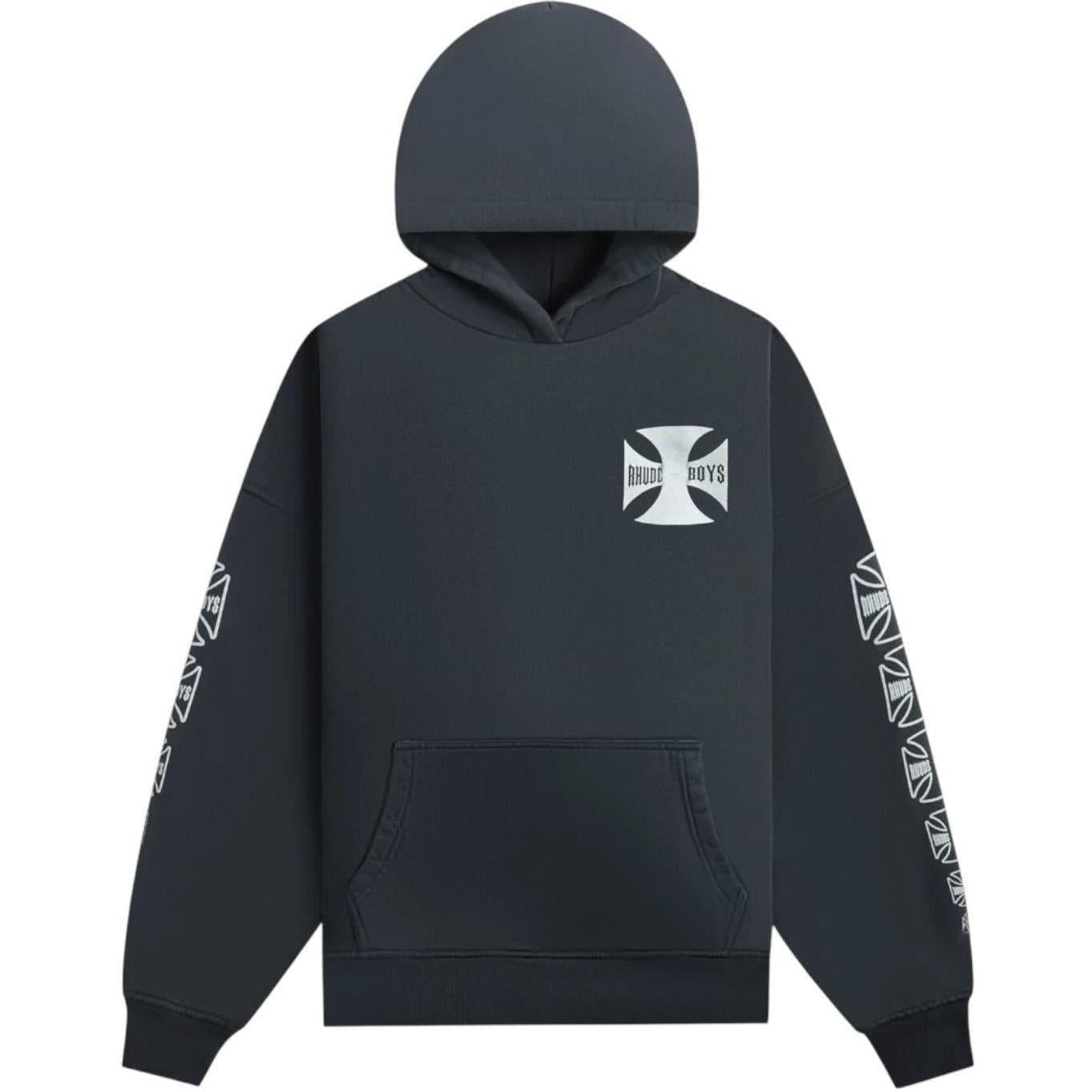 Rhude Boys Hoodie Vintage Black