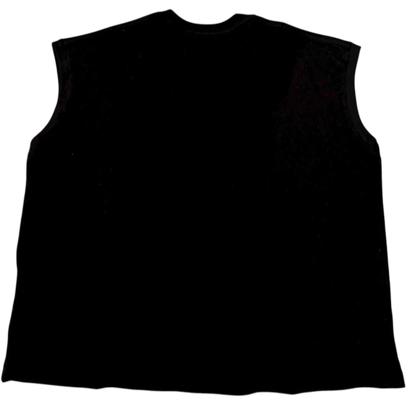 Rhude Classique Cuttoff Sleeve Top Black