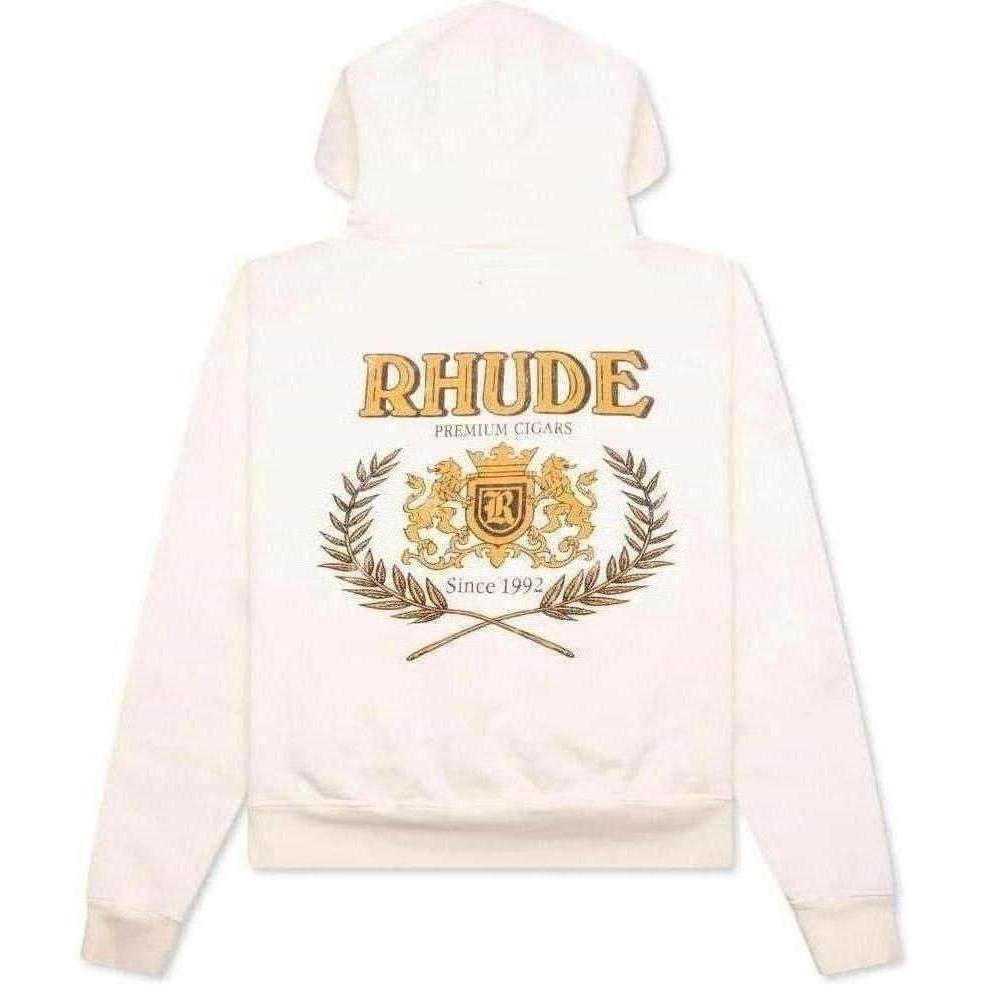 Rhude Cresta Cigar Hoodie Vintage White
