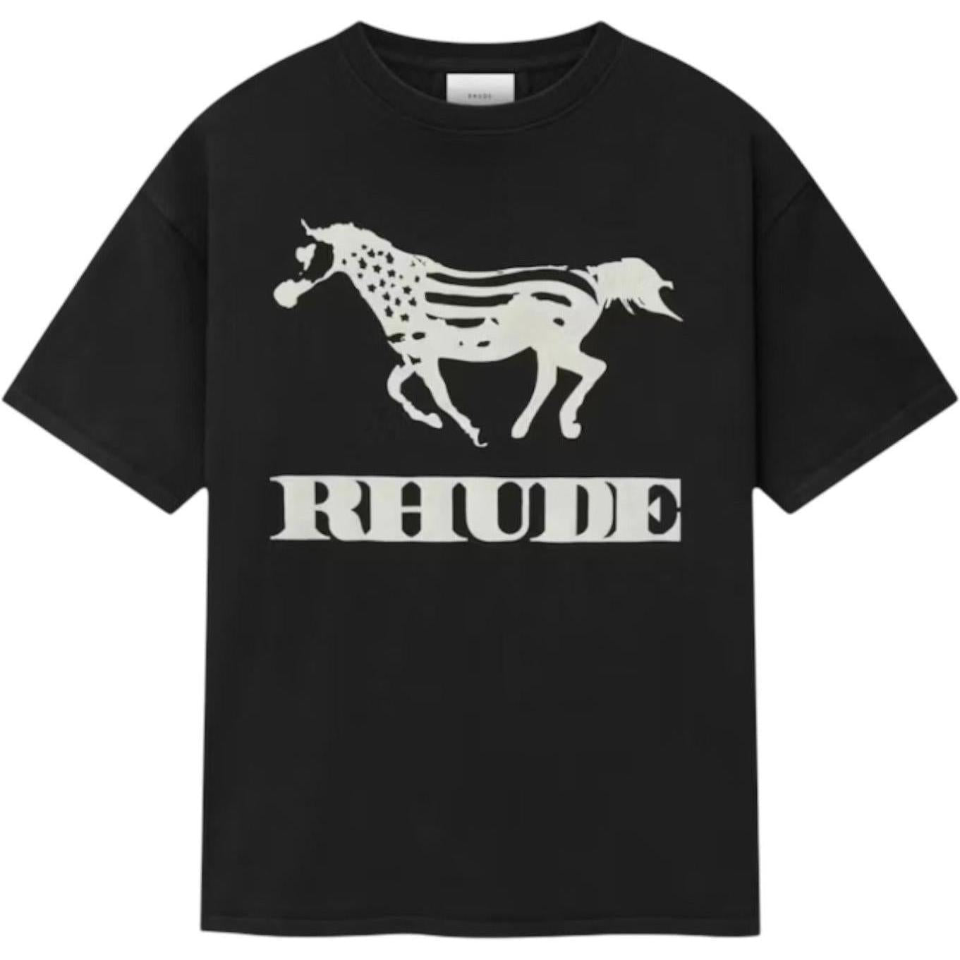 Rhude Dinero Tee Vintage Black