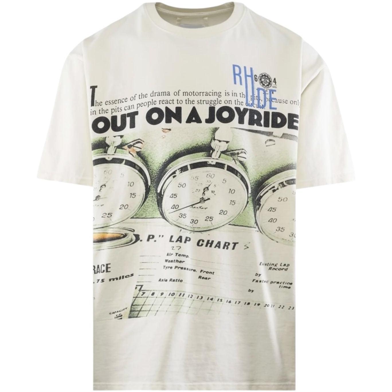 Rhude Joyride T-Shirt Vintage White