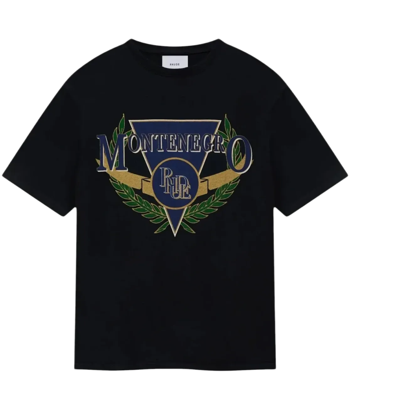 Rhude Montenegro Regatta Tee Vintage Black/Navy