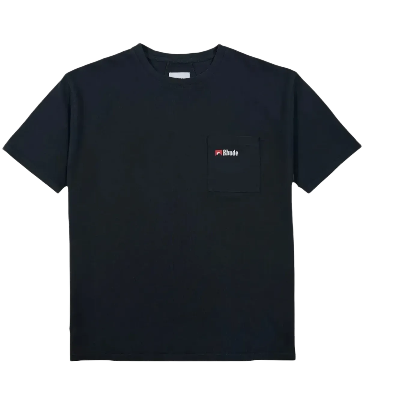 Rhude Moonlight Wolf Pocket Tee Black/White/Red