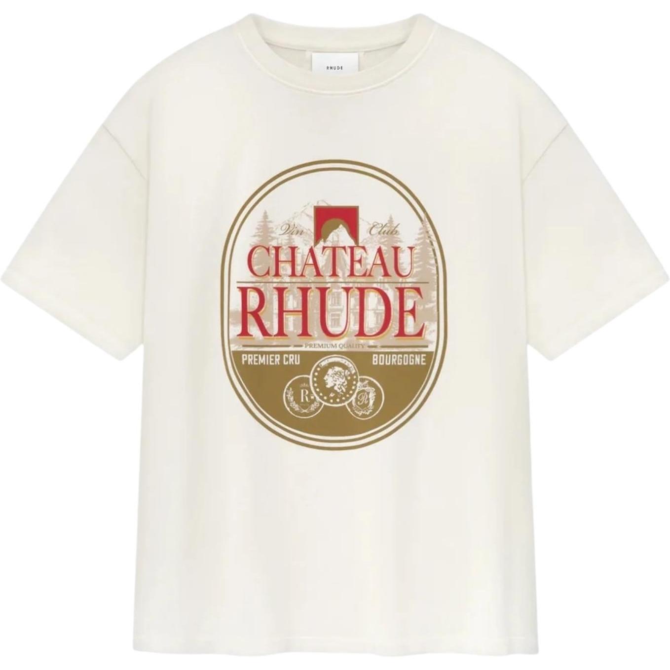 Rhude Premier Cru Chateau T-Shirt Cream