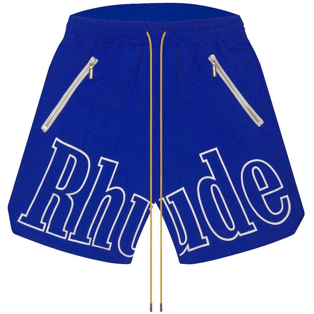 Rhude RH Logo Shorts Blue