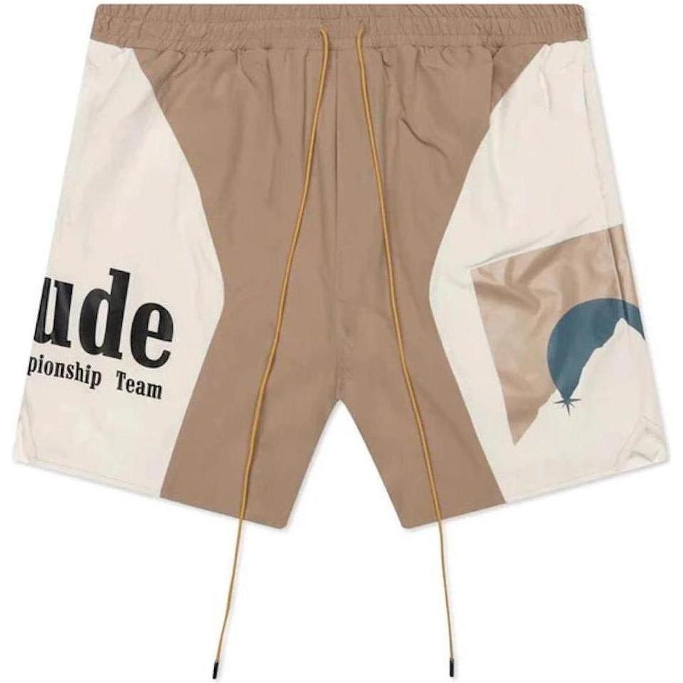 Rhude Senna Flight Shorts Tan/Cream