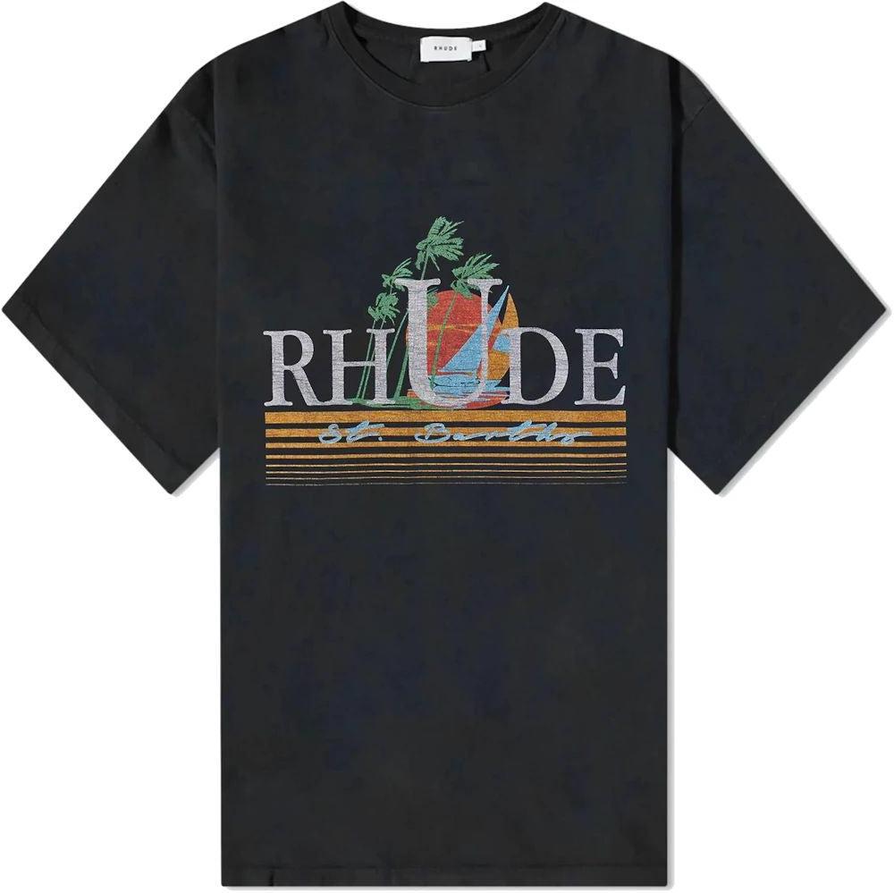 Rhude Tropics Tee Vintage Black/Multicolor