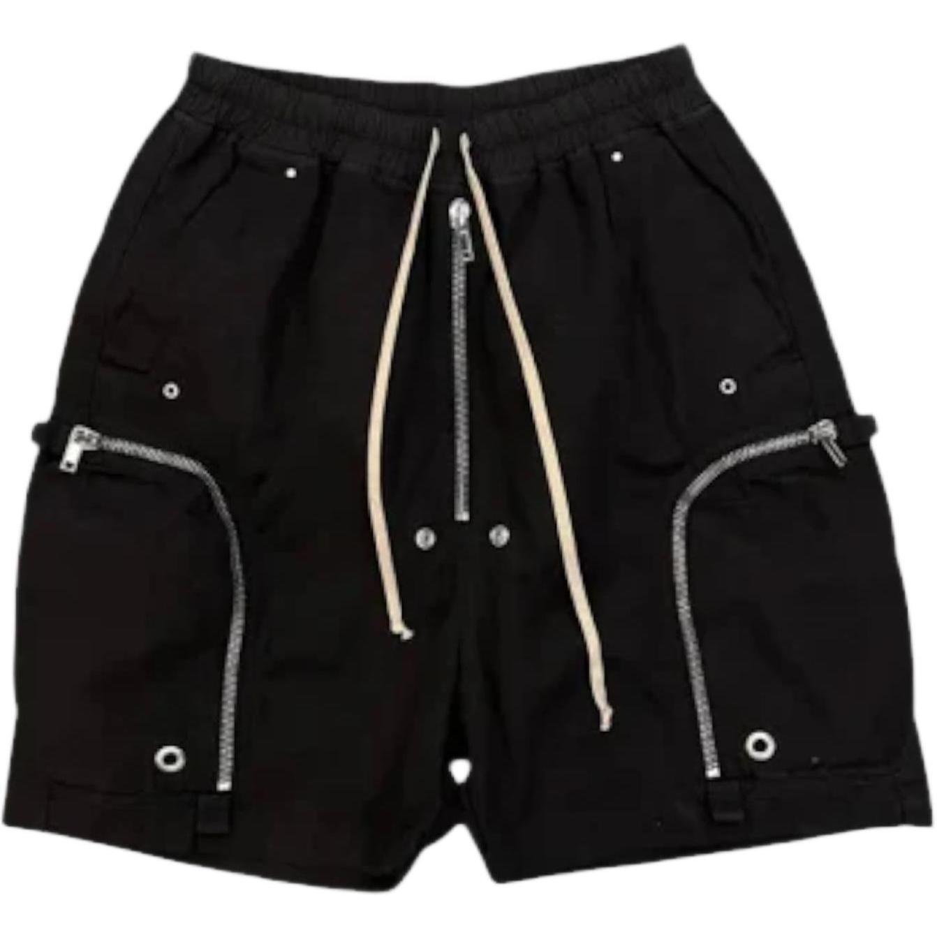 Rick Owens Bauhaus Bela Cargo Shorts Black