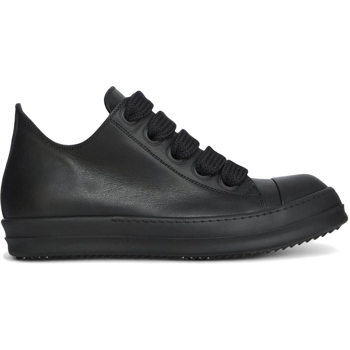 Rick Owens Concordians Jumbo Laced Low All Black