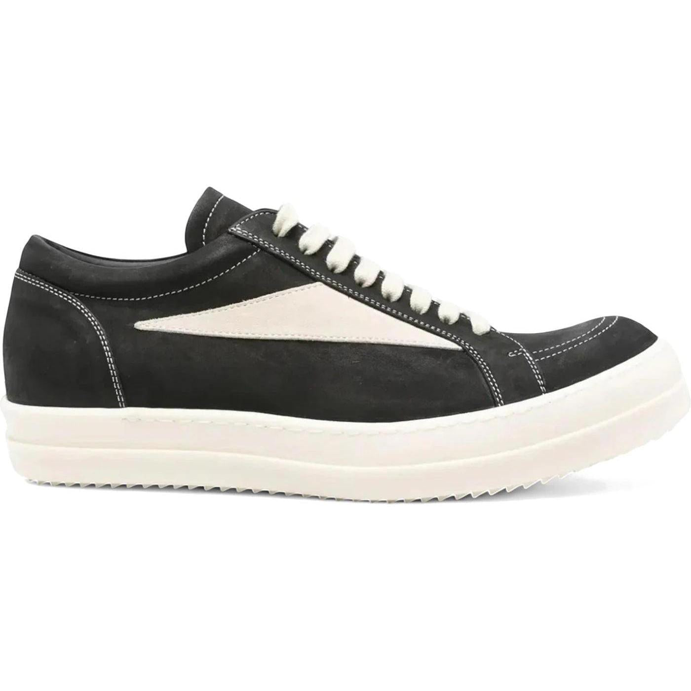 Rick Owens Concordians Vintage Low Black Milk Suede