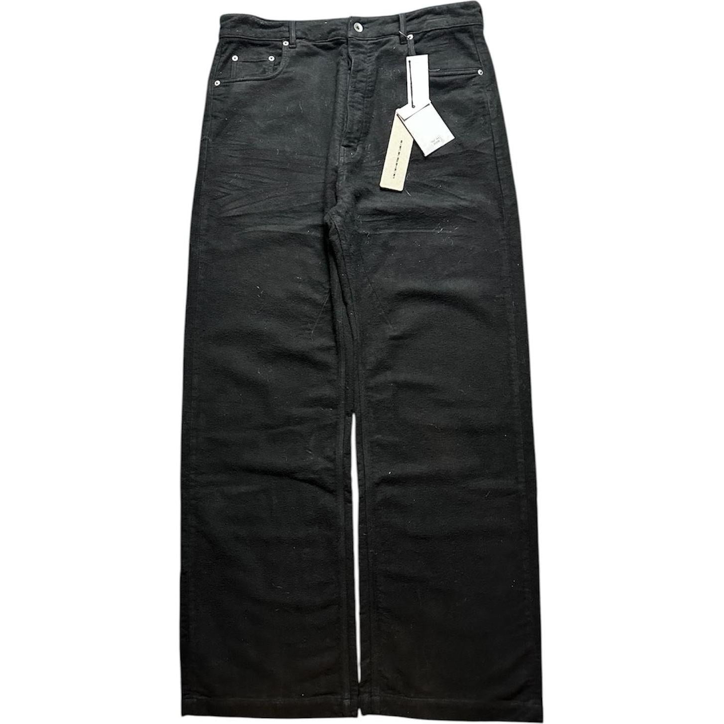 Rick Owens DRKSHDW Concordians Geth Jeans Felpa Black