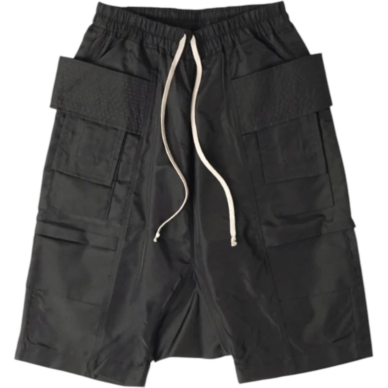 Rick Owens DRKSHDW Creatch Cargo Shorts Black