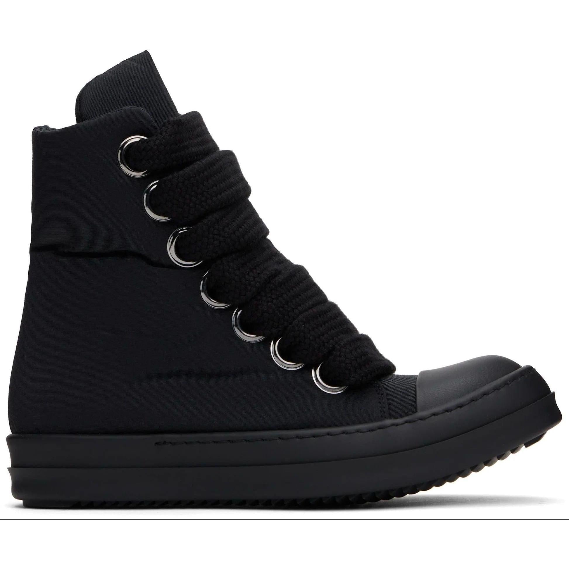 Rick Owens DRKSHDW Jumbo Lace Puffer High Triple Black