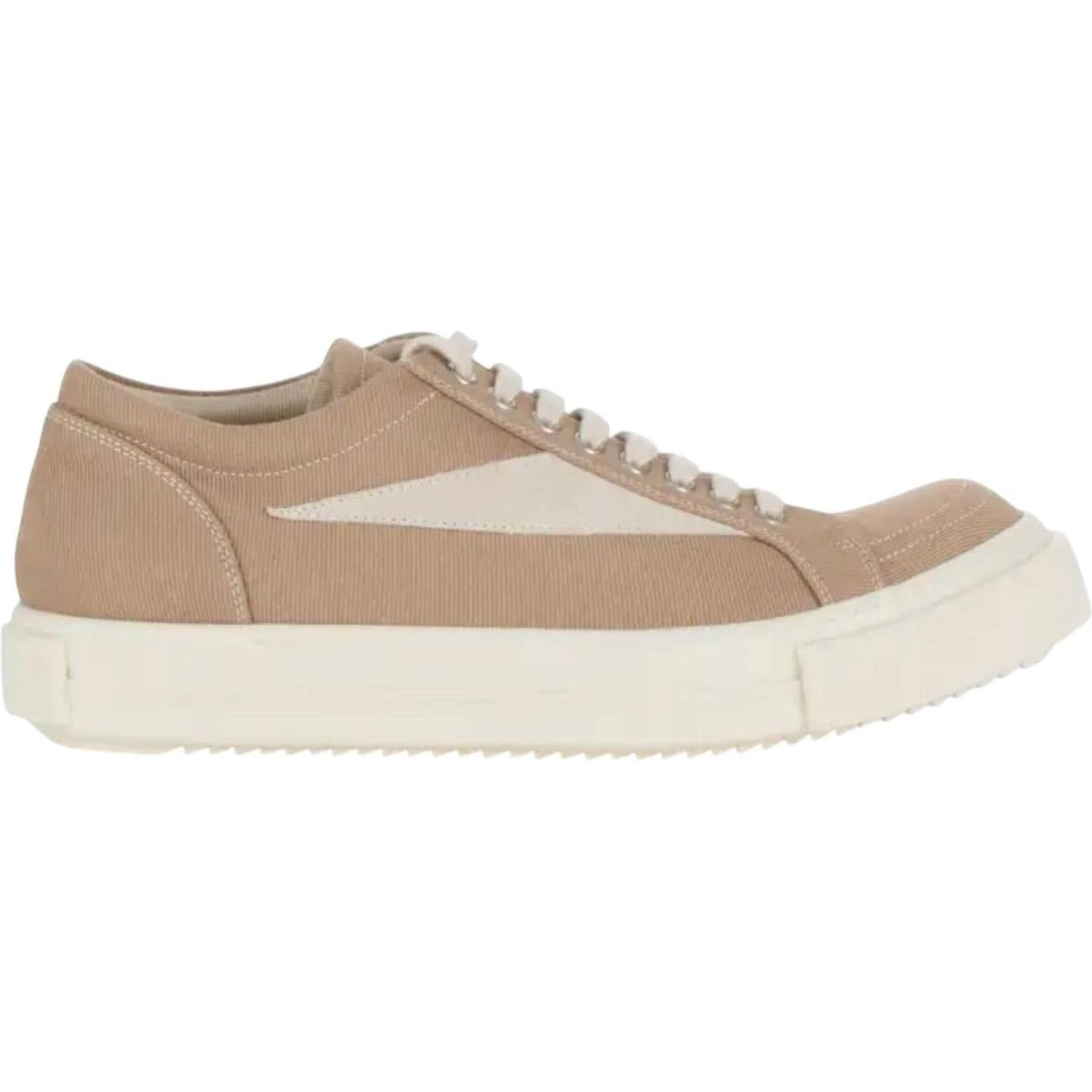 Rick Owens DRKSHDW Vintage Sneaker in Flesh Milk