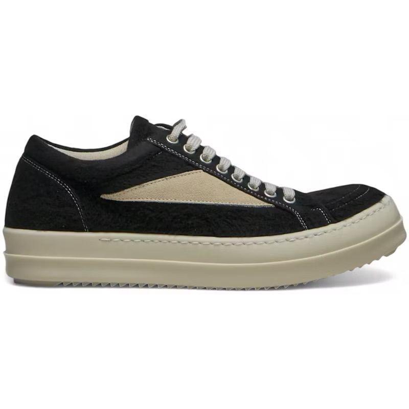 Rick Owens Drkshdw Vintage Canvas Low Black Milk Fleece