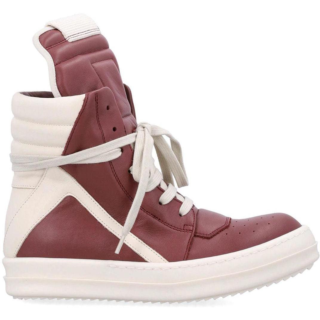 Rick Owens Geobasket High Rosewood Milk