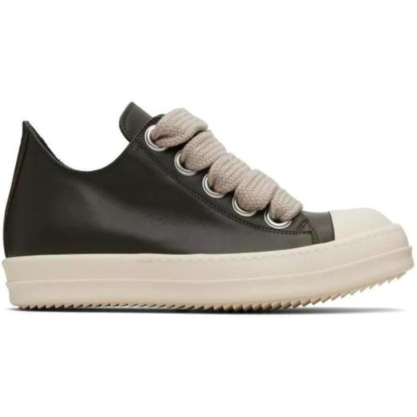 Rick Owens Khaki Concordians Jumbolace Low Sneaks