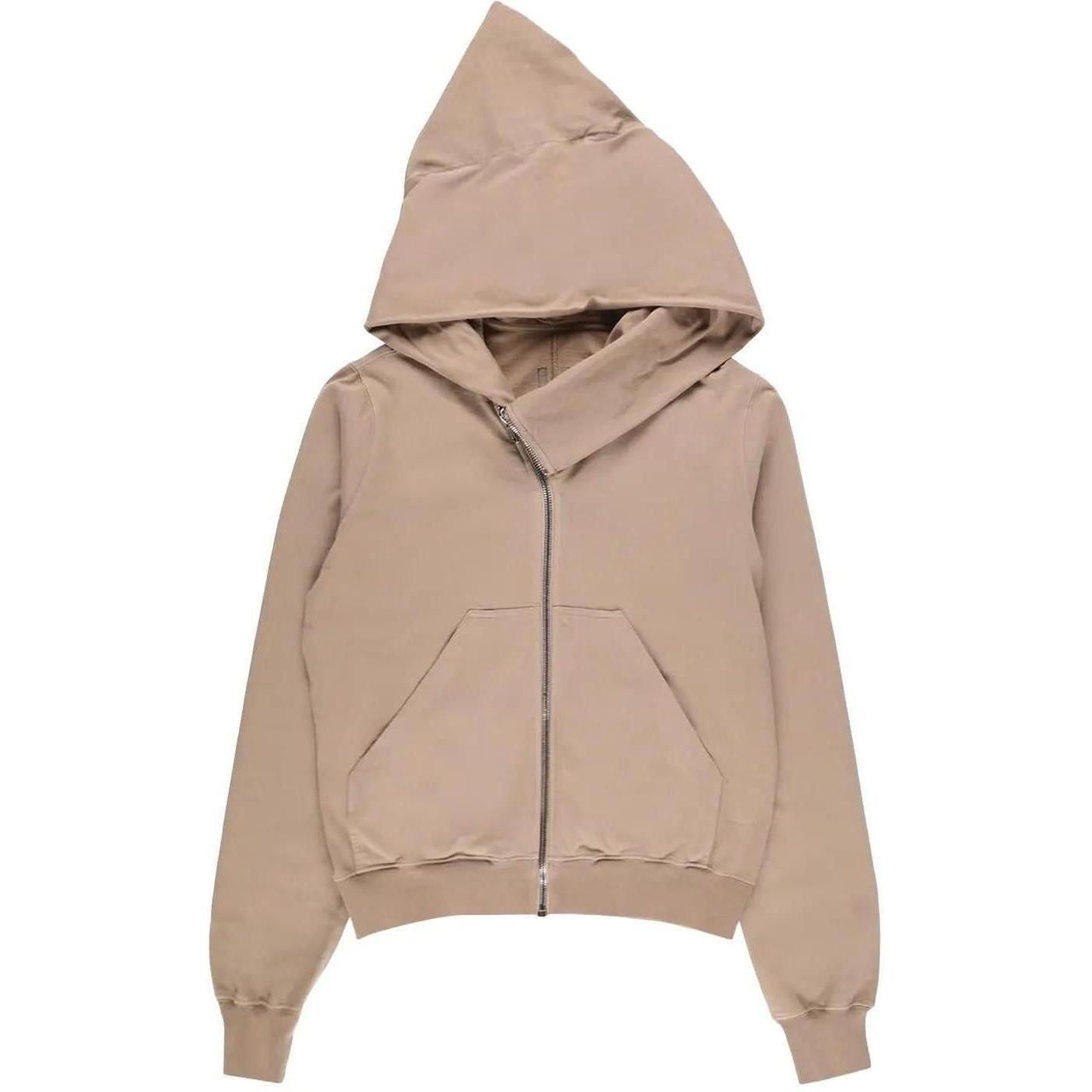 Rick Owens Mountain Hoodie Dirty Pearl