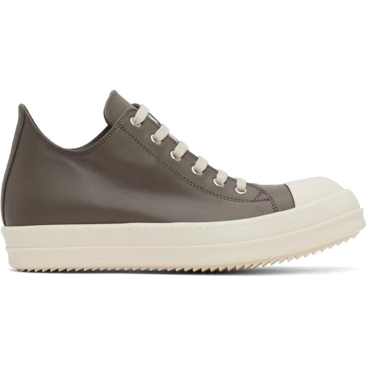 Rick Owens Ramone Low Leather Grey