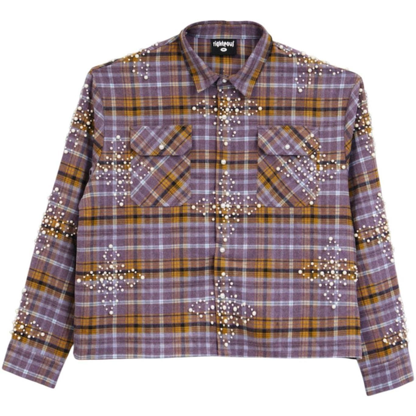 Righteous Logo Flannel Purple
