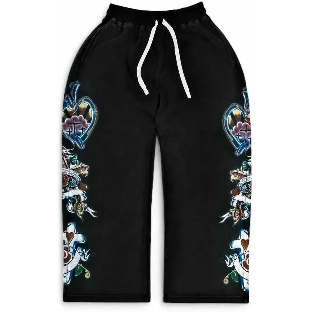 Righteous Risen King Sweatpants Black