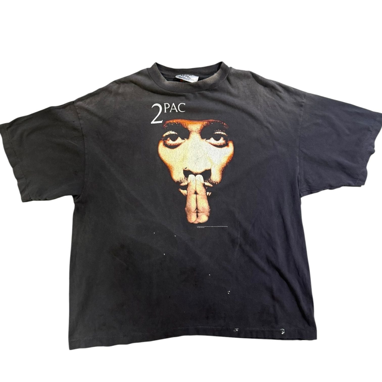 Saint Michael 2Pac Short-Sleeve Tee Black