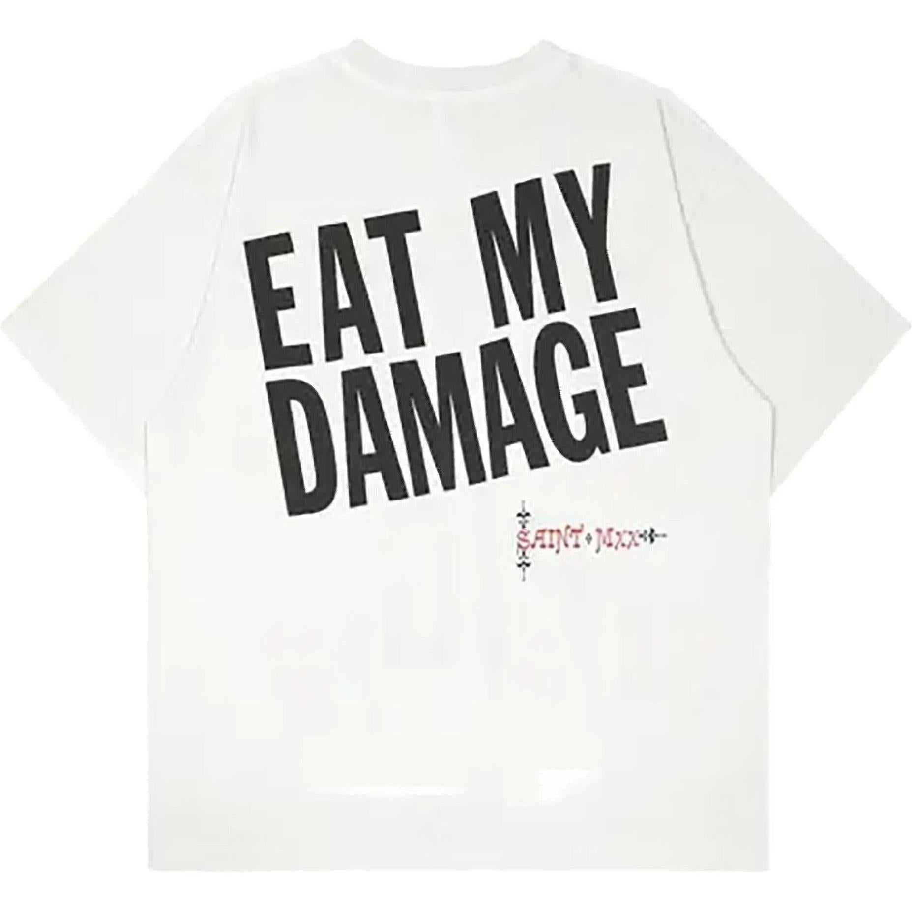 Saint Michael Dirty Pig T-Shirt White