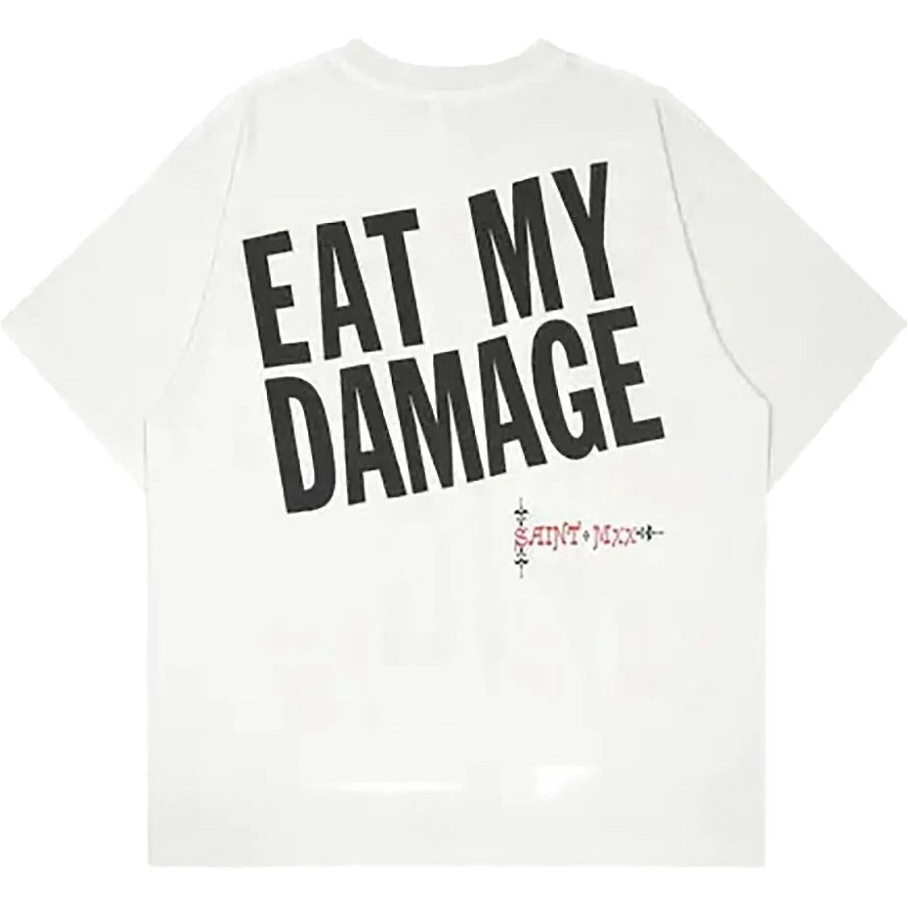 Saint Michael Dirty Pig T-Shirt White