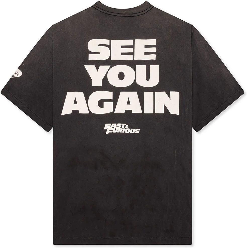 Saint Michael Fast & Furious 7 See You Again T-Shirt Black