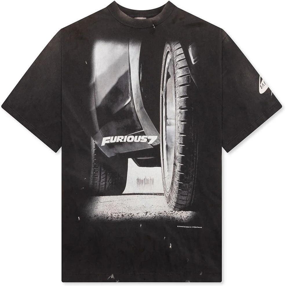 Saint Michael Fast & Furious 7 See You Again T-Shirt Black