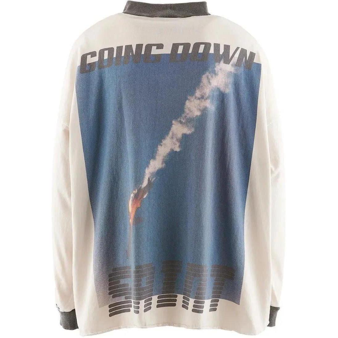Saint Michael Going Up Rocket L/S T-Shirt