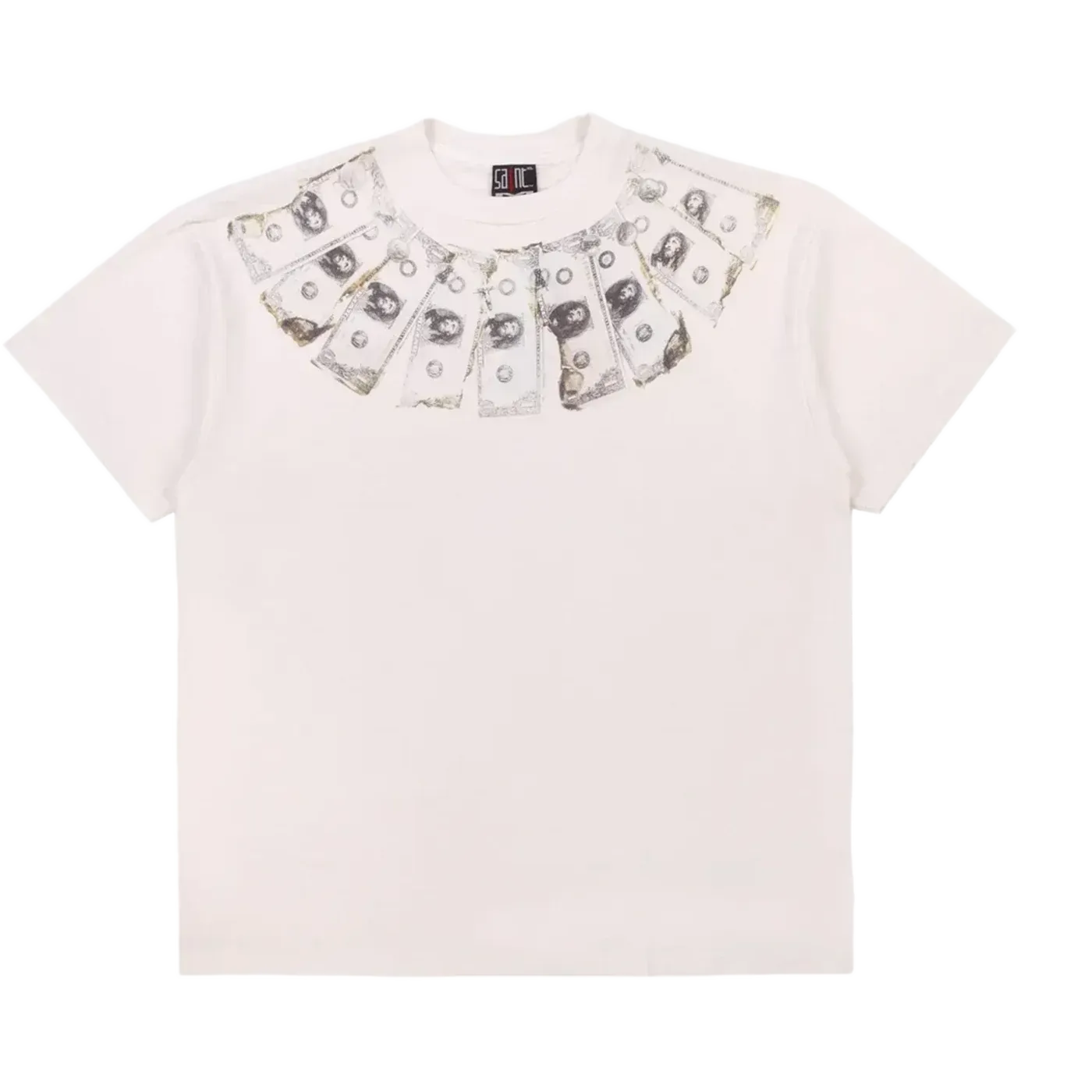 Saint Michael Money Tee Off White