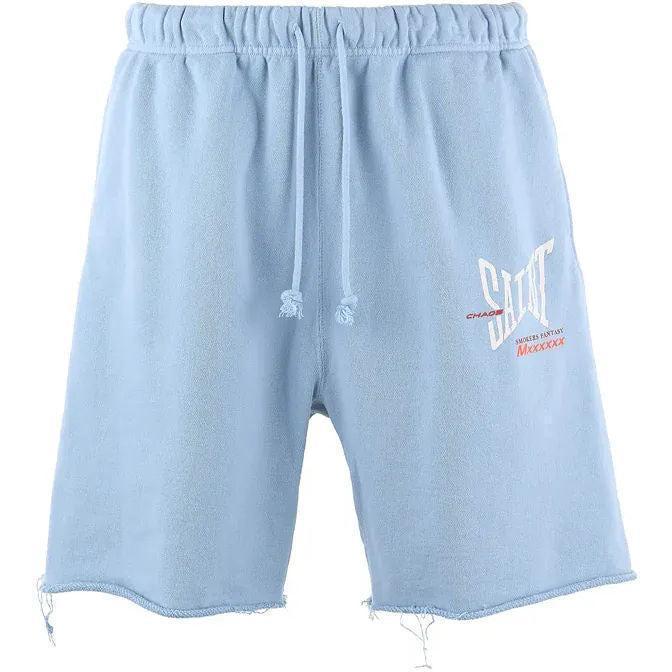 Saint Michael Smokers Fantasy Sweatshorts Baby Blue