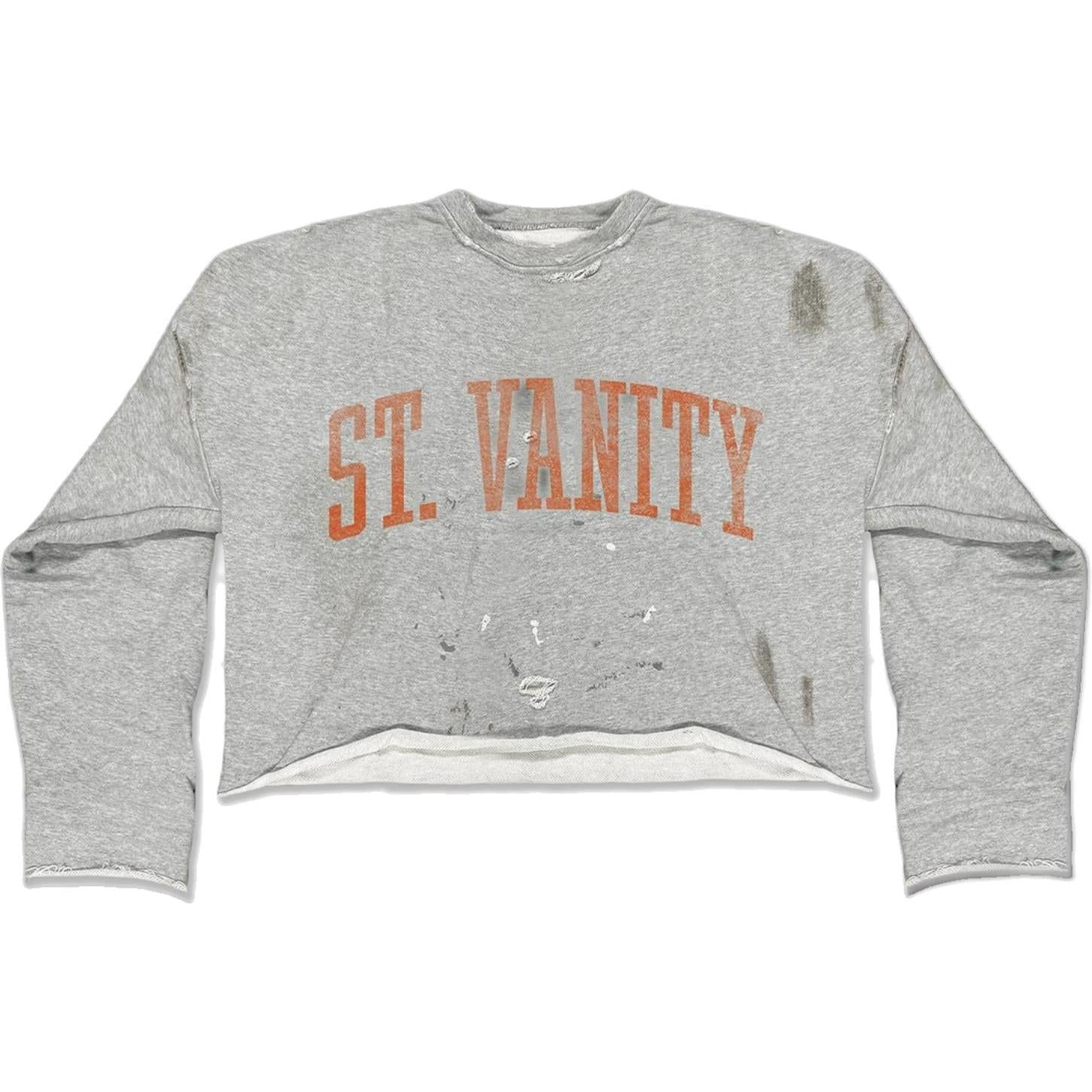 Saint Vanity Canes Crewneck Grey