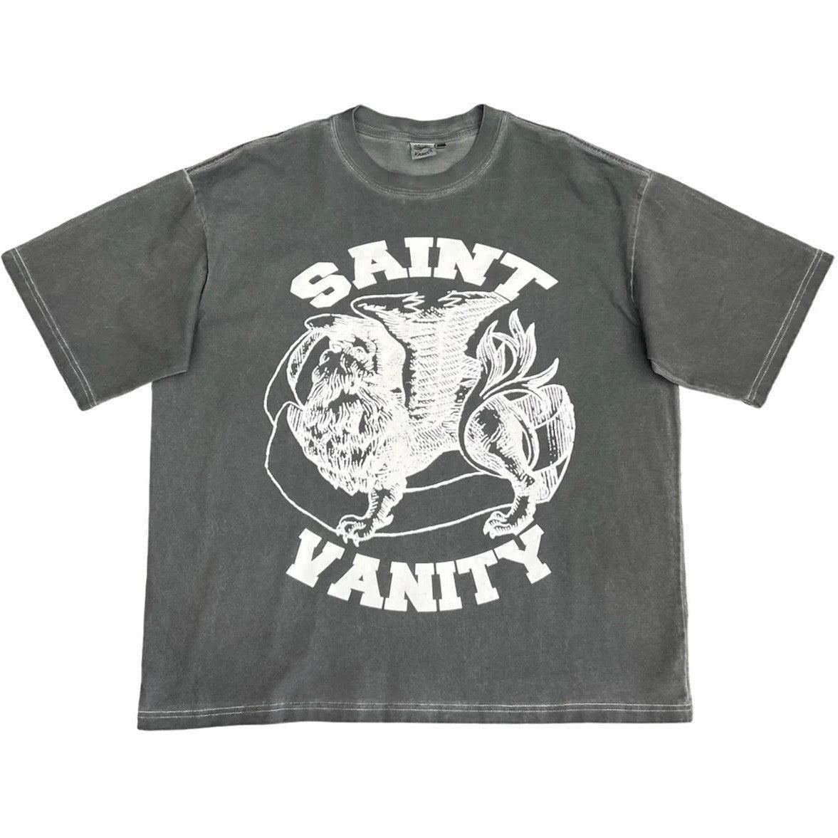 Saint Vanity Classic Logo Griffin T-Shirt Grey