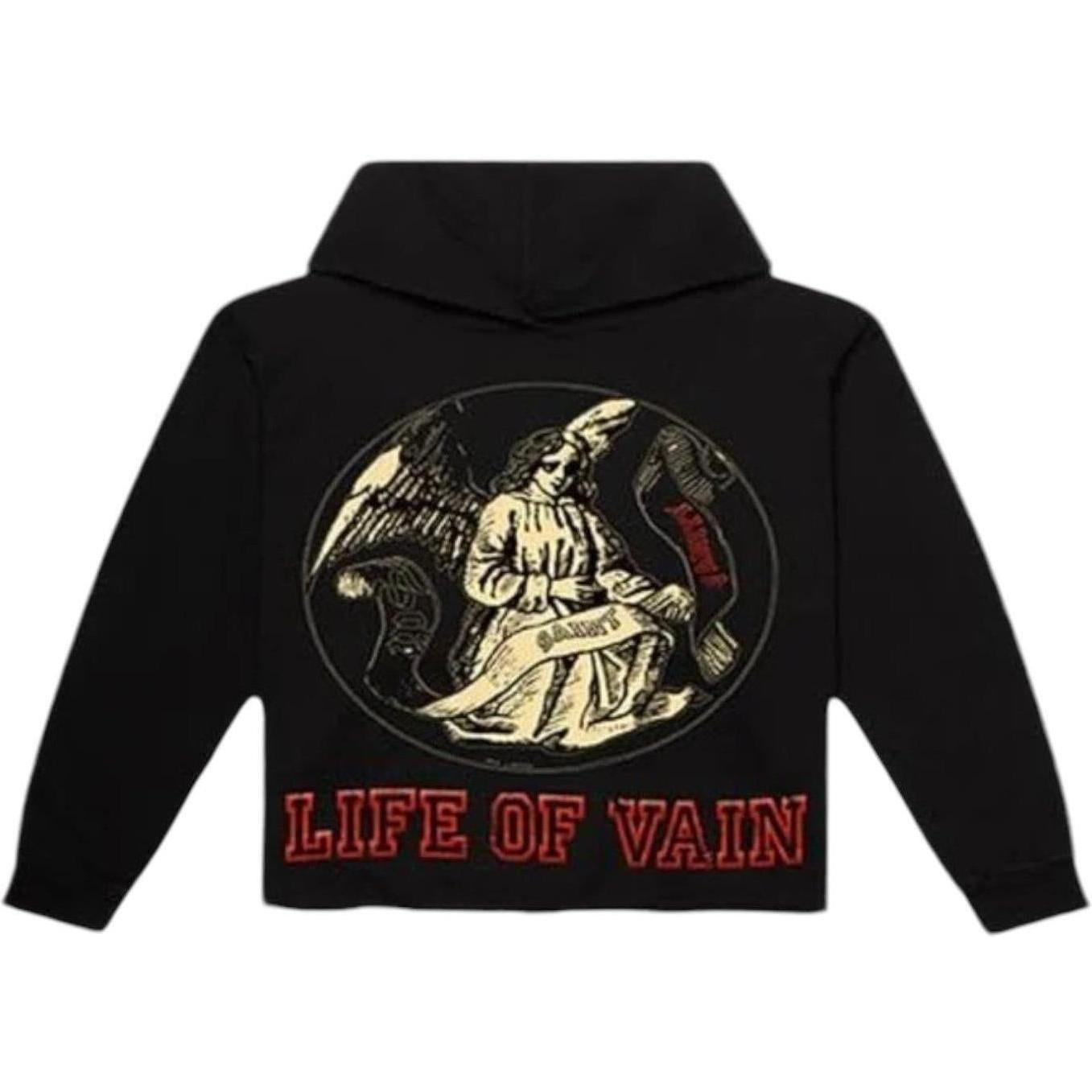 Saint Vanity Life in Vain LOV Hoodie Black