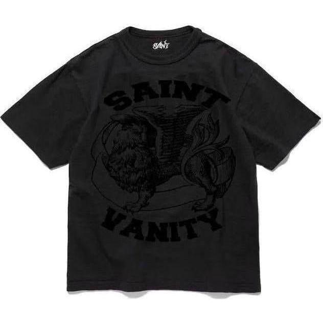 Saint Vanity Monochrome Griffin T-Shirt Black