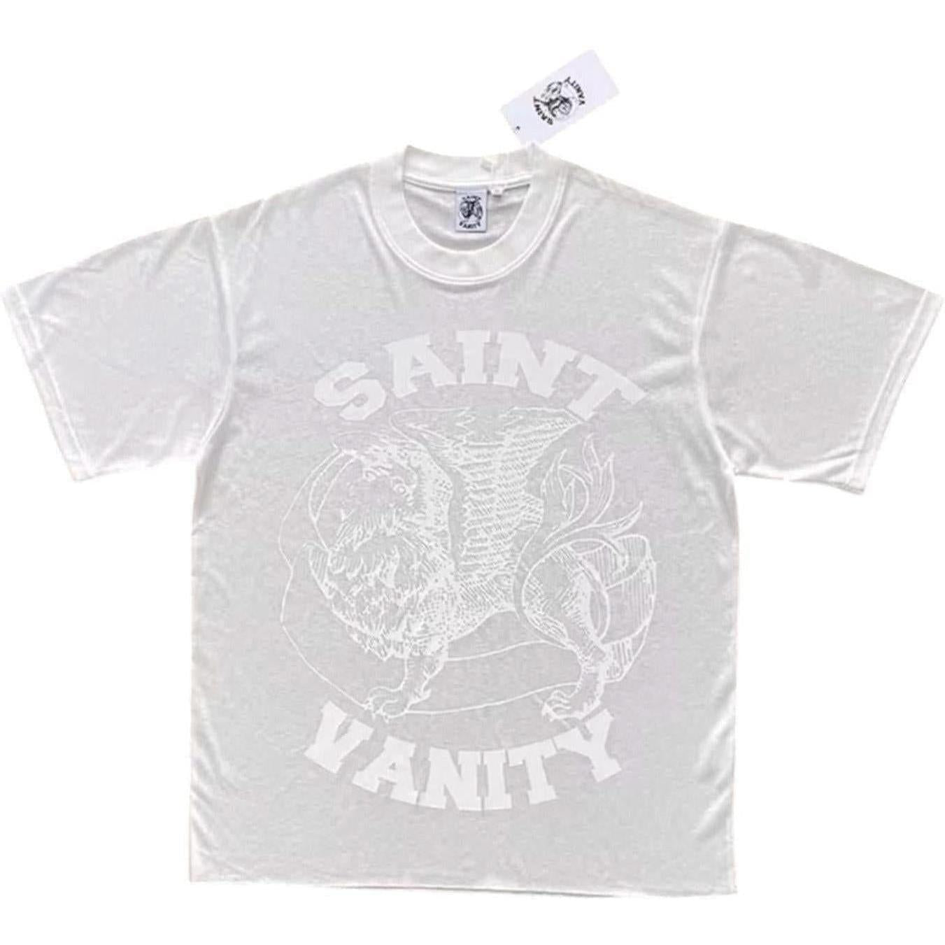 Saint Vanity Monochrome Griffin T-Shirt White